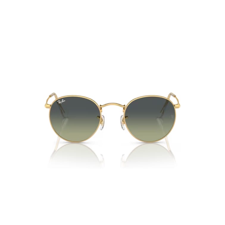 Ray Ban Sonnenbrille Round Metal 0RB3447 001/BH gold