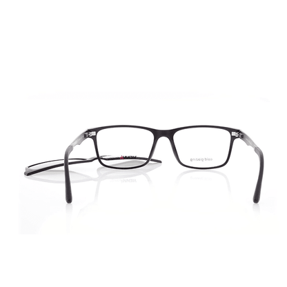 Vienna Design Brille mit Clip UN766-1 schwarz