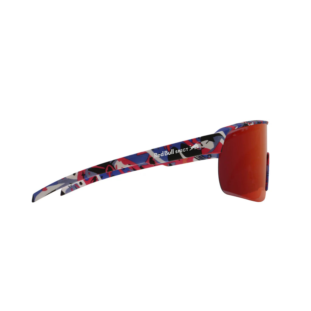 Red Bull SPECT Eyewear Sonnenbrille DAKOTA-014 rot blau bunt
