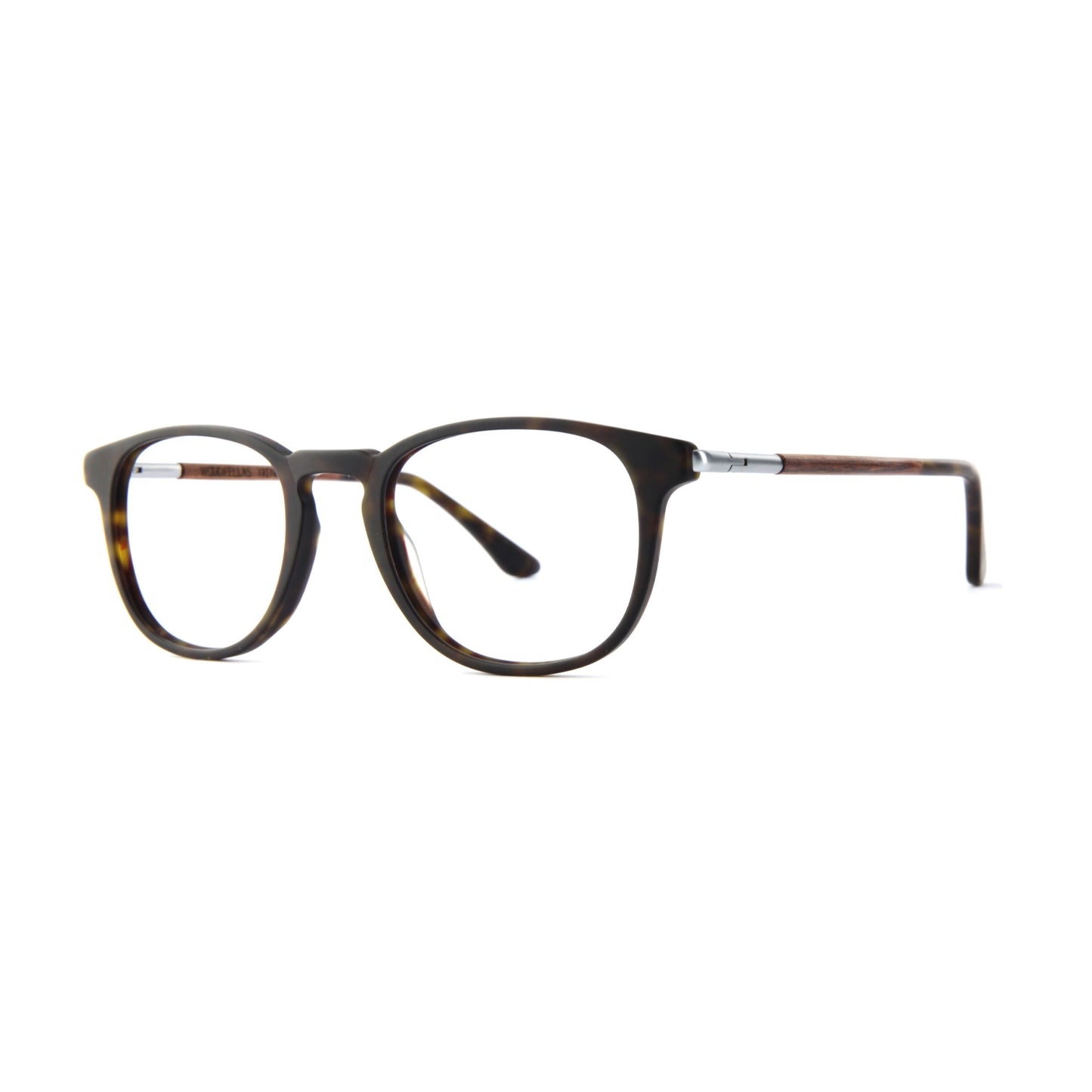 Woodfellas Brillenfassung Irenic 11021 Walnussholz Havanna Braun