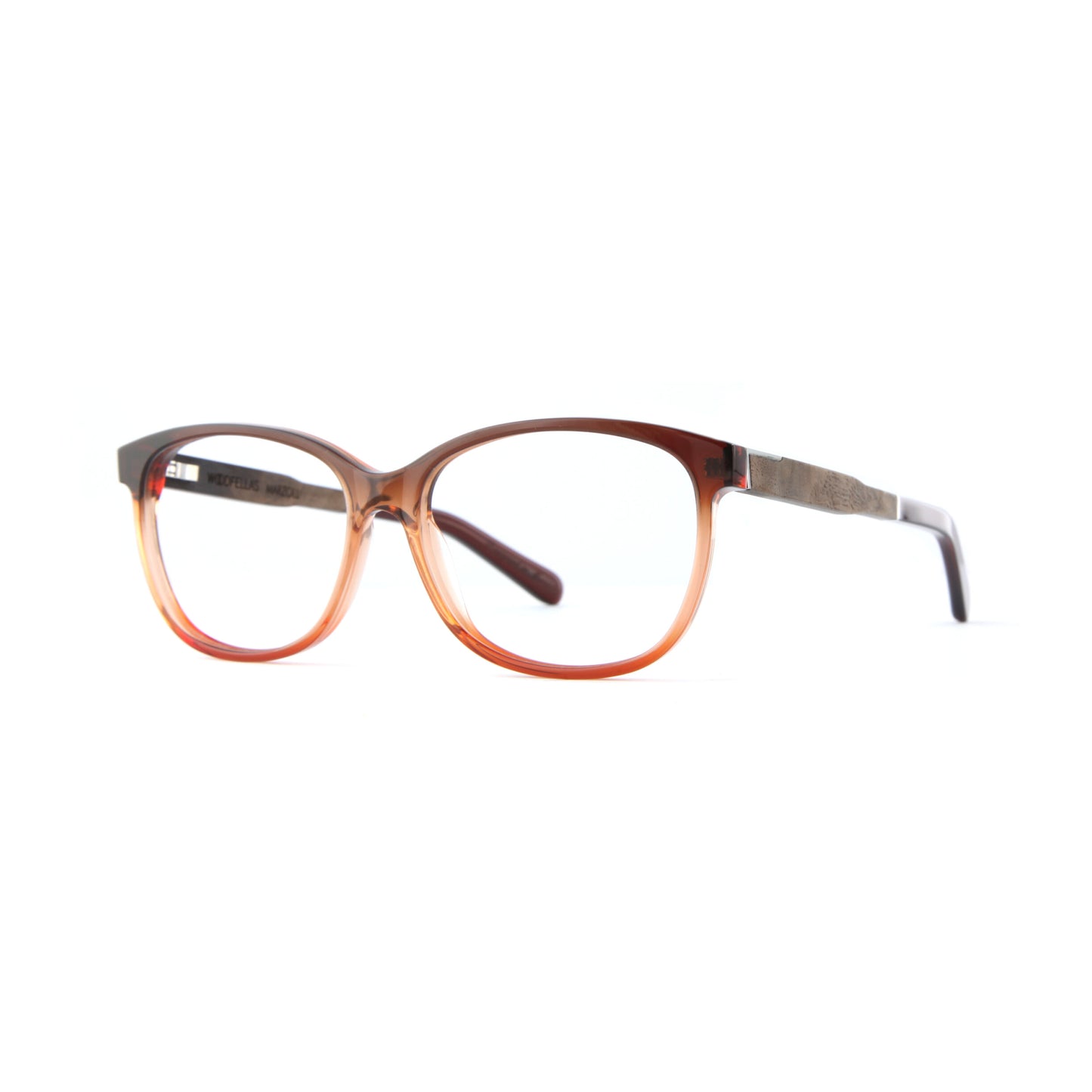 Woodfellas Brillenfassung Marzoll Premium 11014 Wurzelholz Braun
