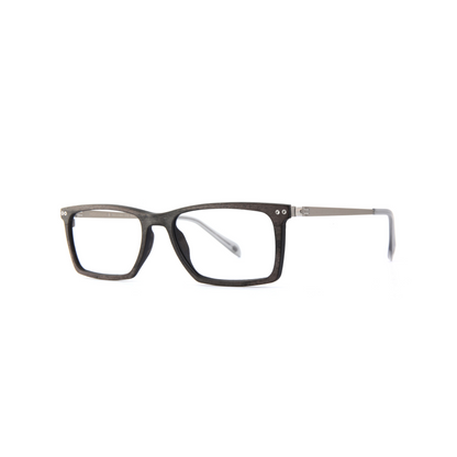 Woodfellas Brillenfassung Maximilian Air 10996 Schwarzeiche Silber