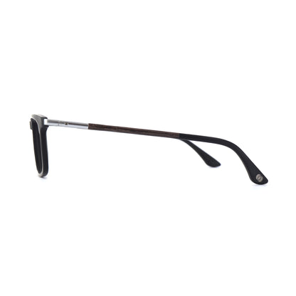 Woodfellas Brillenfassung Yawn 11076 Schwarzeiche Schwarz